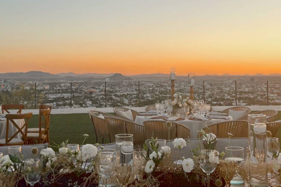 Evento en terraza