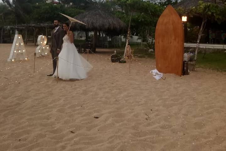 Boda playa