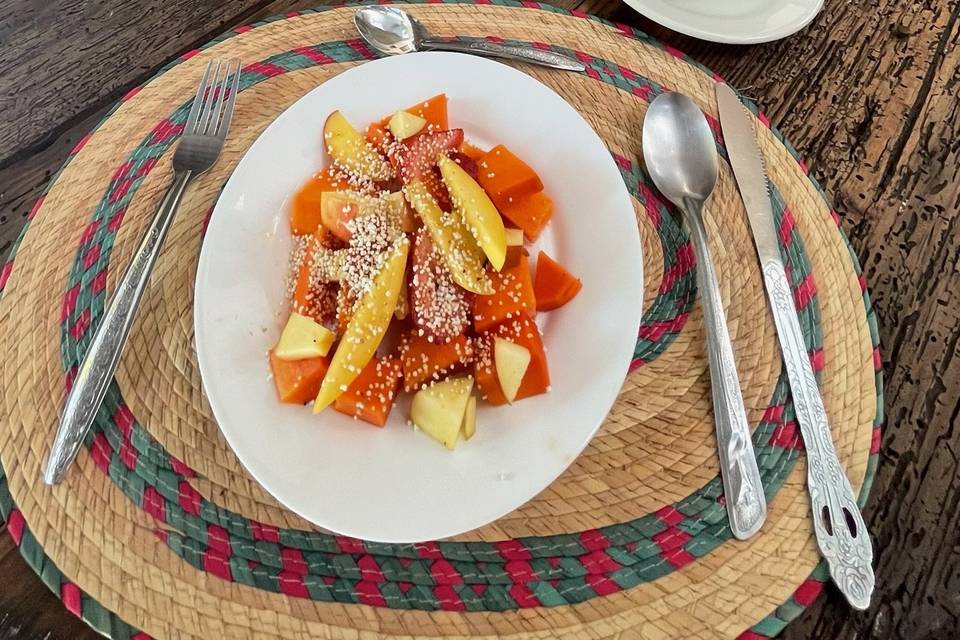Plato de fruta