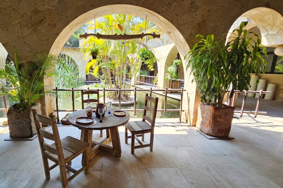 Espacio en una área natural para eventos