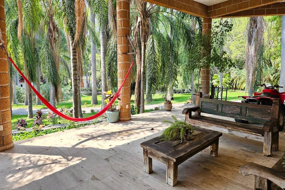Espacio en una área natural para eventos