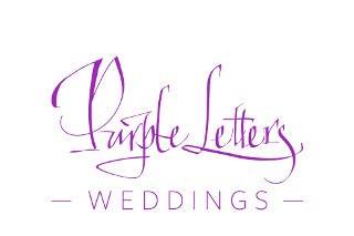 Purple Letters Weddings
