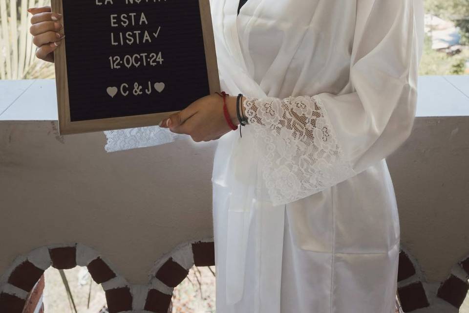 La novia está lista