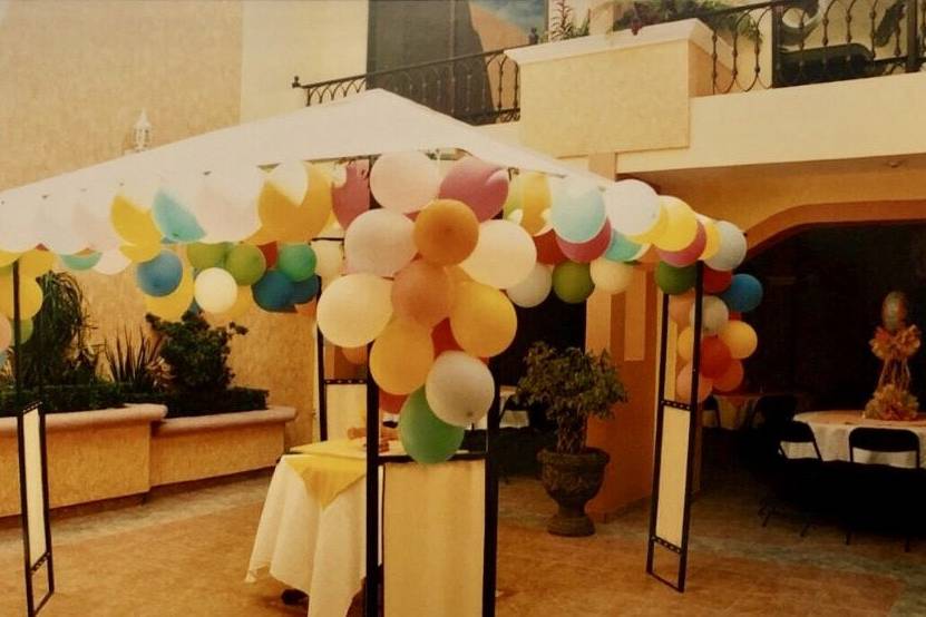 Decoración con globos