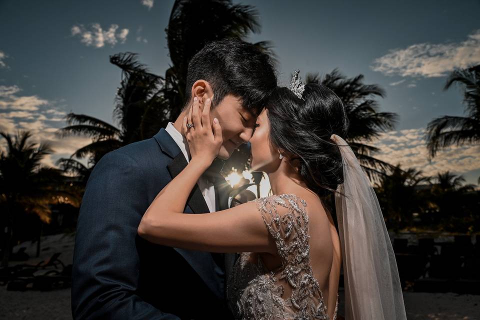 Wedding photo cancun