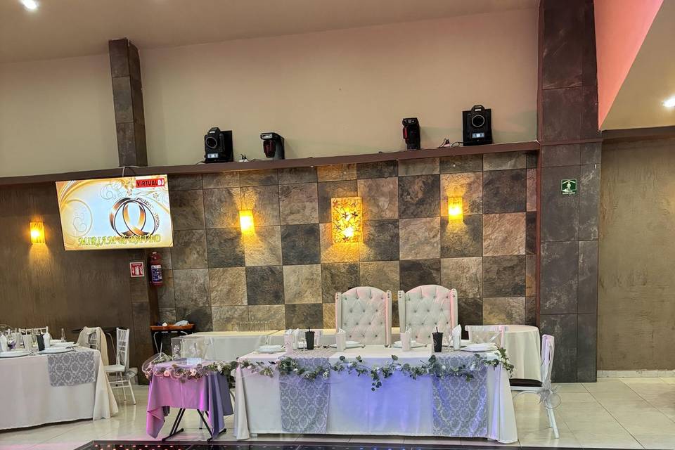 Detalle mesa de honor