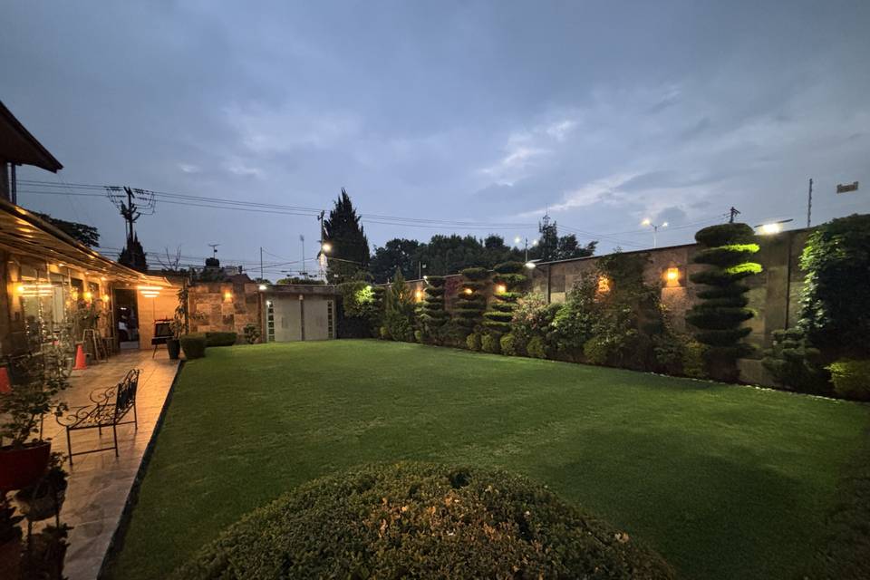 Vista jardín
