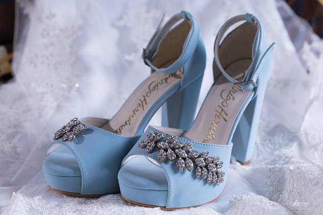 Sapato azul hot sale tiffany noiva