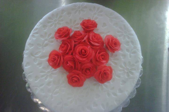 Fondant con pastillaje