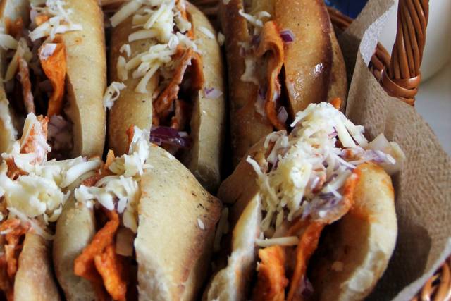 Tortitas de chilaquiles