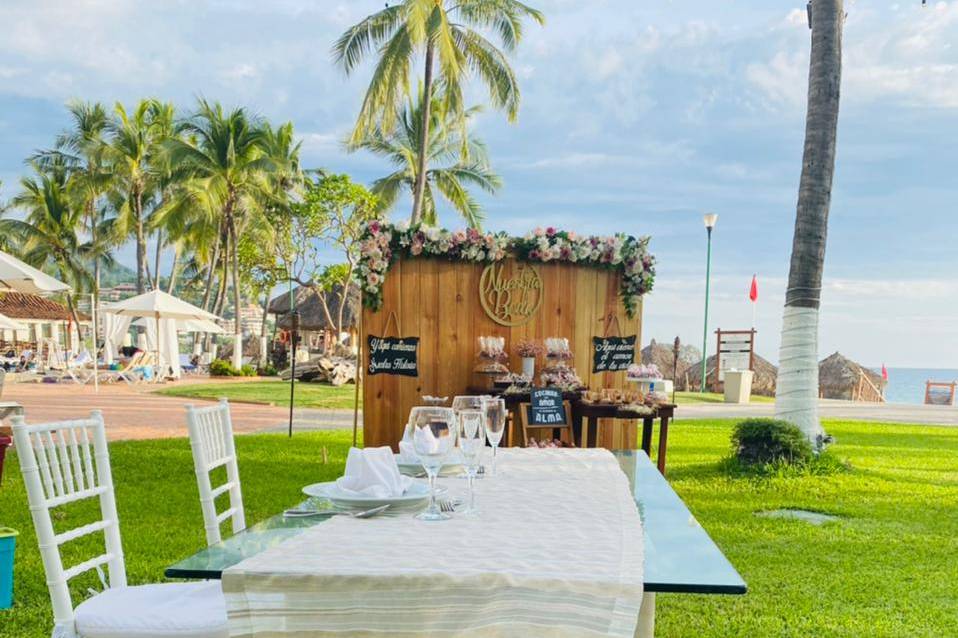 Boda jardín