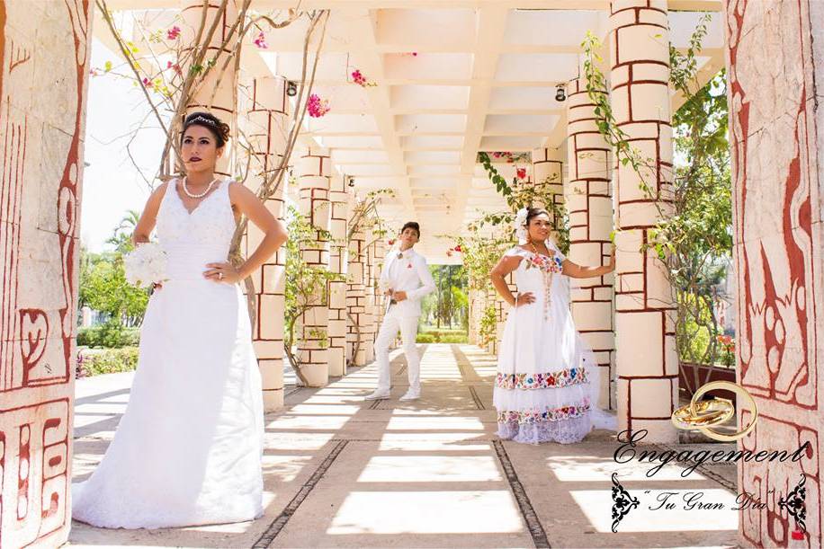 Maquillaje cálido tradicional