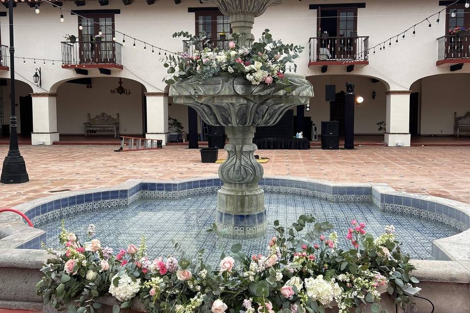 Decoración de fuente