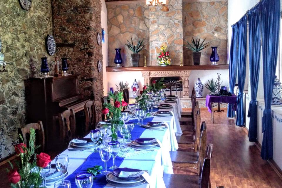 Salón agave azul