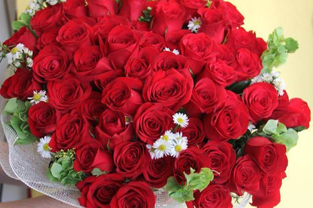 Bouquet de 70 rosas