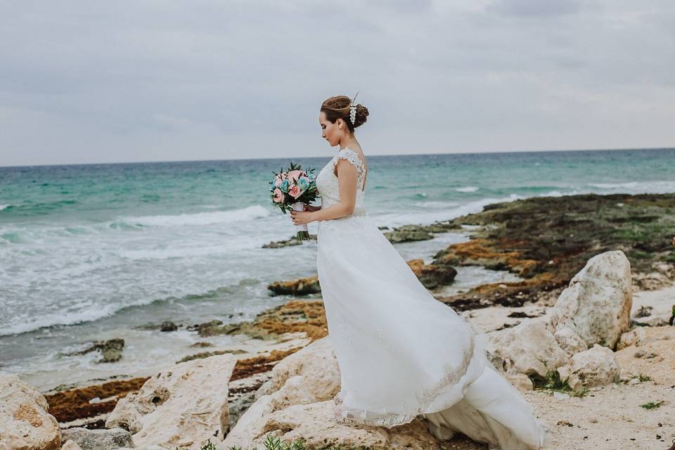 Bride en Riviera Maya