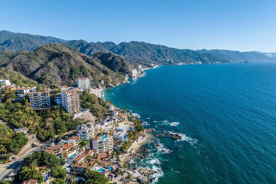 Vista al sur de la bahía