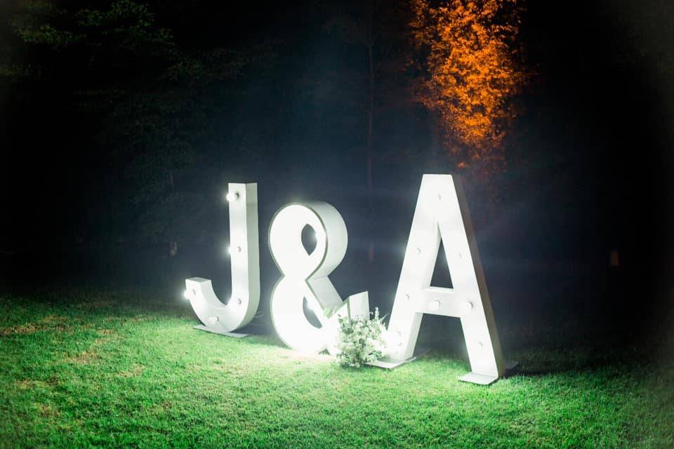 LEtras iluminadas