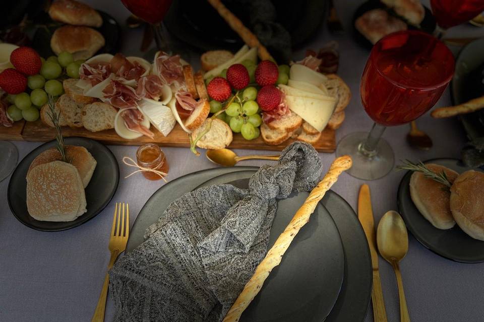 Gran cena de boda
