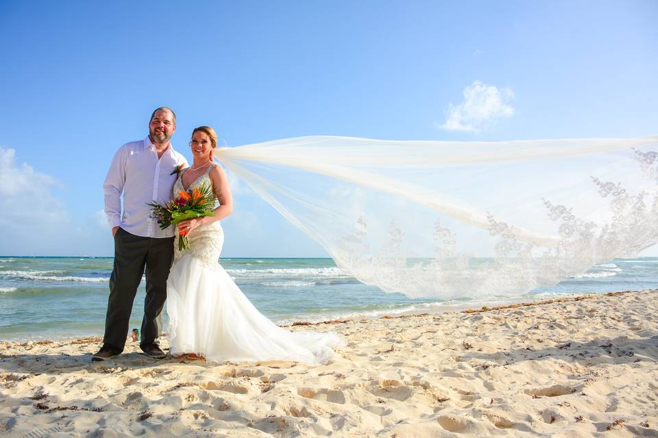 Boda Playa por: ImagiFot