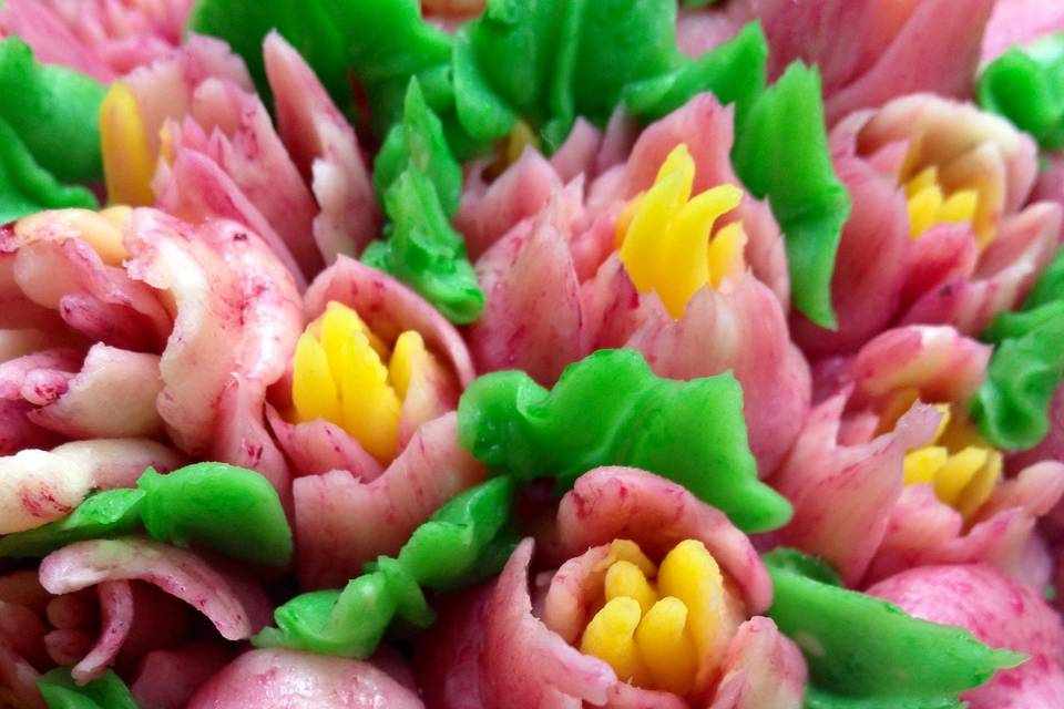 Tulipán decoración pastel