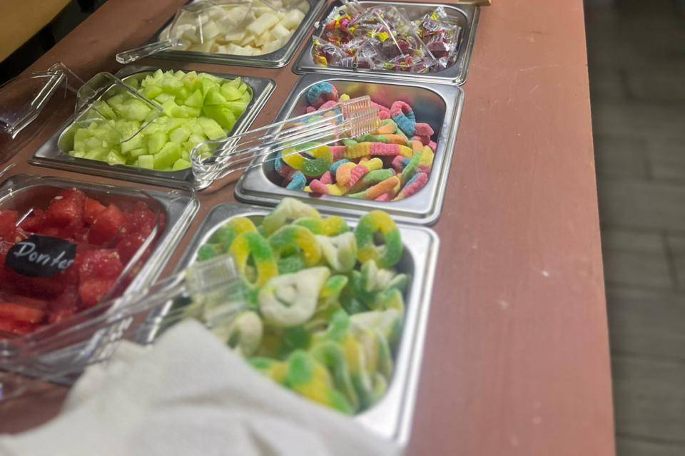 Carrito de snacks