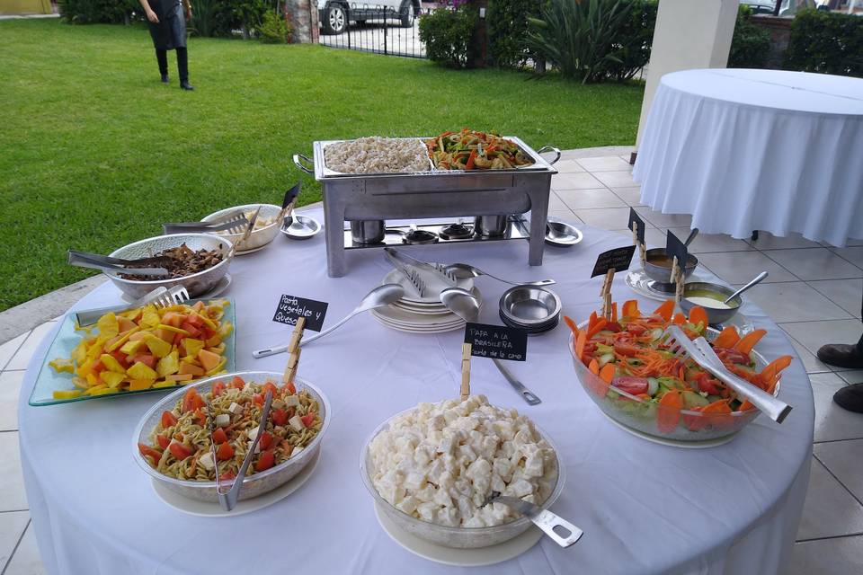 Barra de ensaladas
