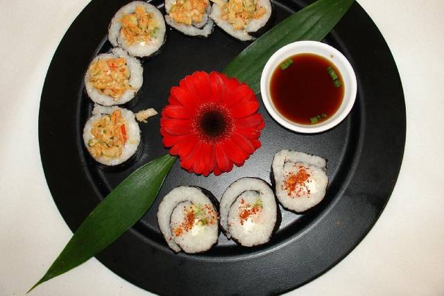 Decoración de sushi