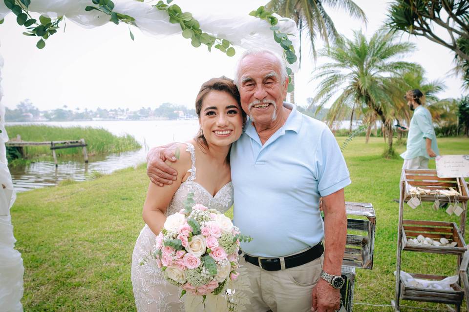 Con el abuelo