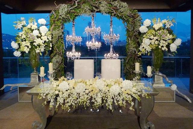 Decoración de mesa y tras mesa