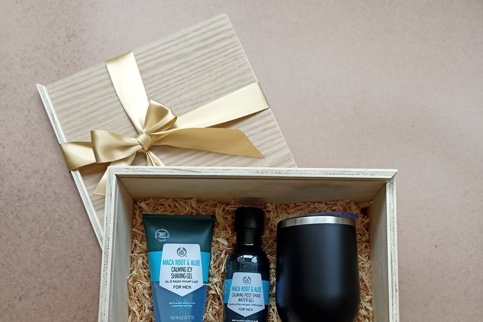 Caja de regalo para novio