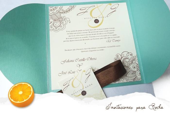 Invitación para boda