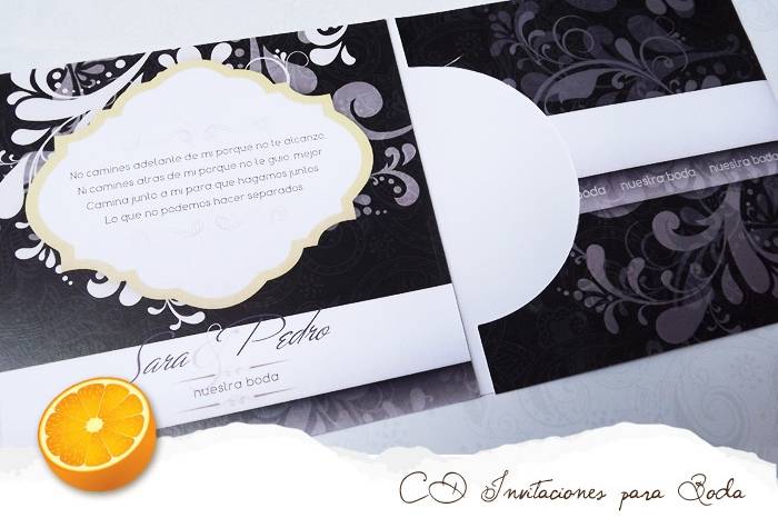 Cd invitación para boda