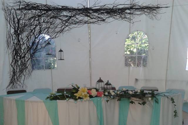 Mesa principal para xv años