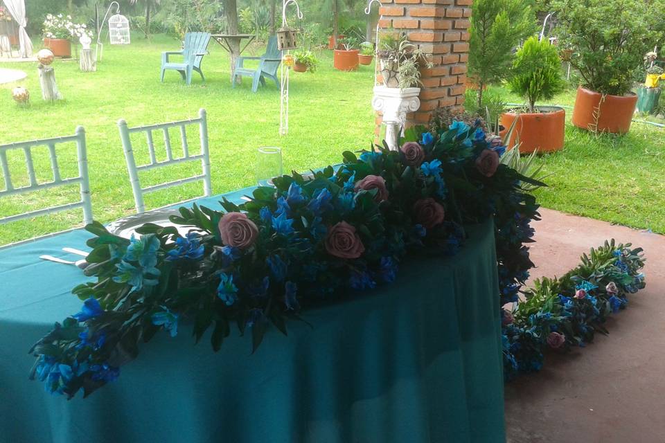 Mesa principal para xv años