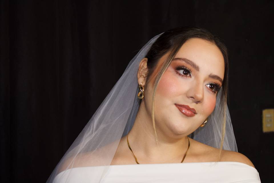 Maquillaje nupcial para fotos