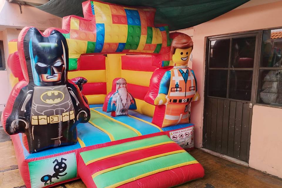Renta inflable lego