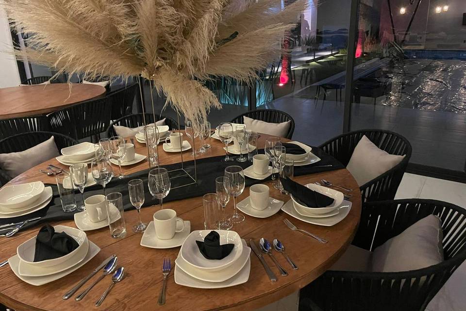 Salón cubierto