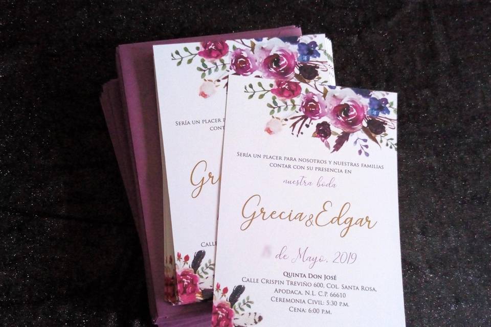 Invitación boda