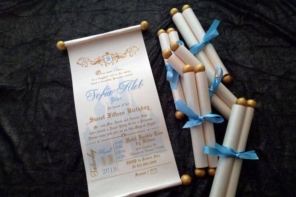 Invitación quinceaños