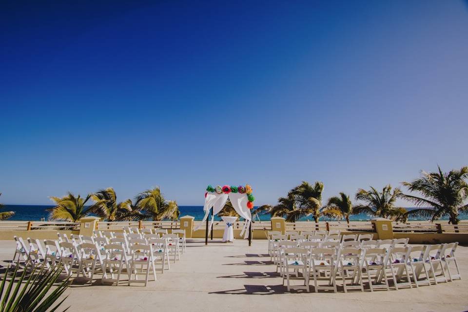 Ceremonia en terraza