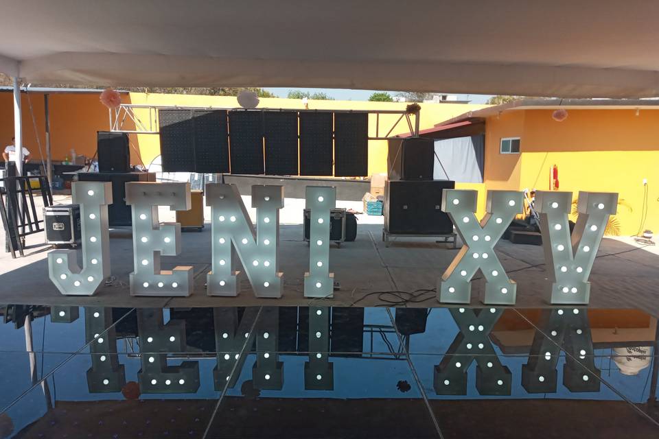 Letras gigantes eventos