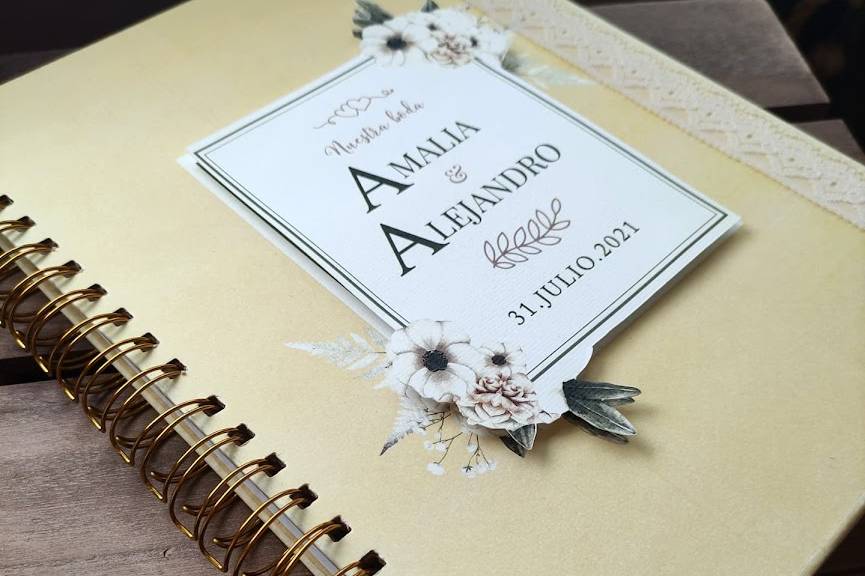 Libro de firmas de boda