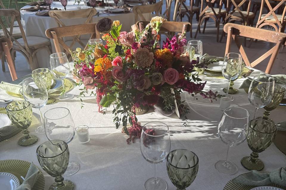 Gaby y Jos - montaje mesas