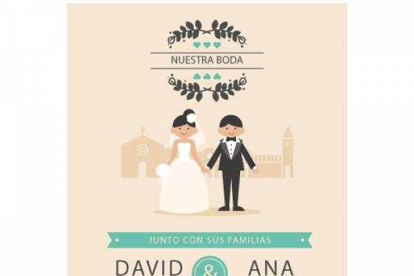 Cartel para boda