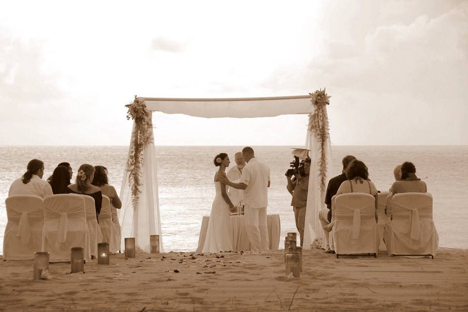 Celebracion en la playa