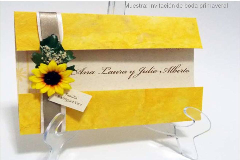 Invitaciones primaverales