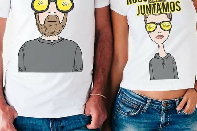 Dúo de playeras para él y ella