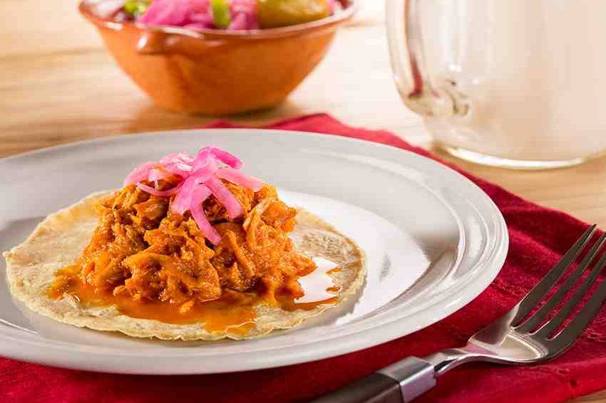 Taco de cochinita pibil