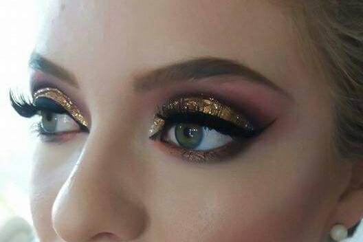 Ojos con glitters